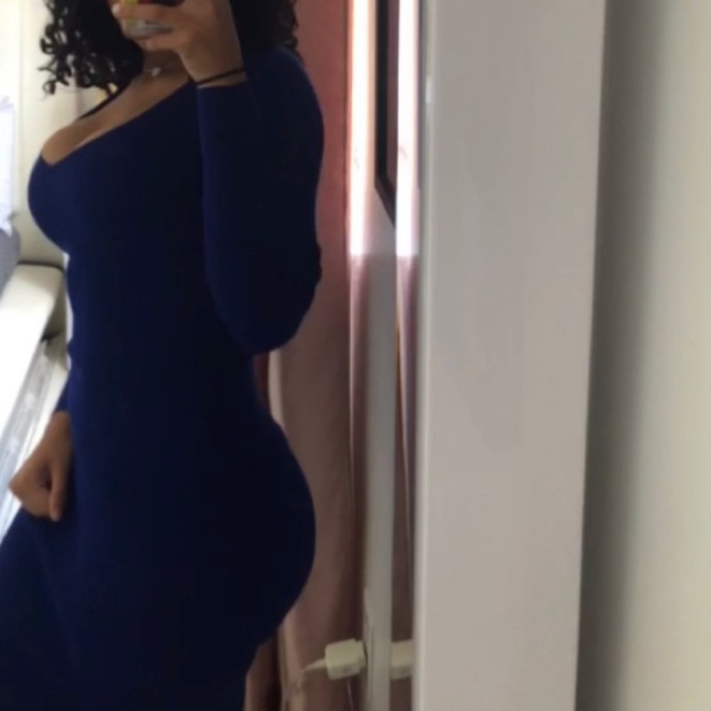 Royal blue dress